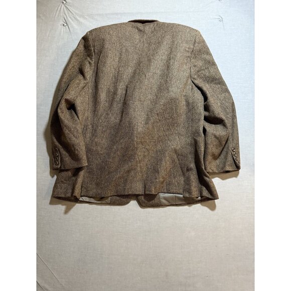 Hickey Freeman Mens Herringbone Cashmere Blazer Size 40 Old Money Classic Career - Picture 6 of 12